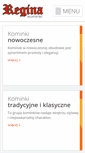 Mobile Screenshot of kominki-regina.pl